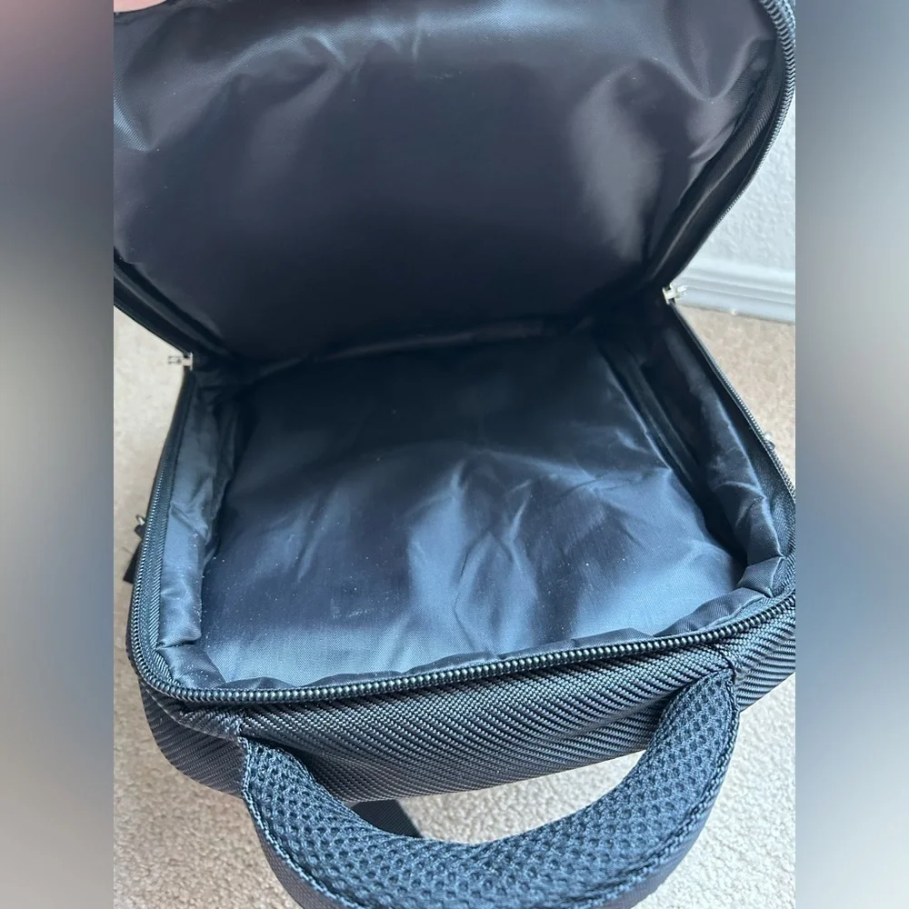 PL POWER  Black Textured Men's Backpack